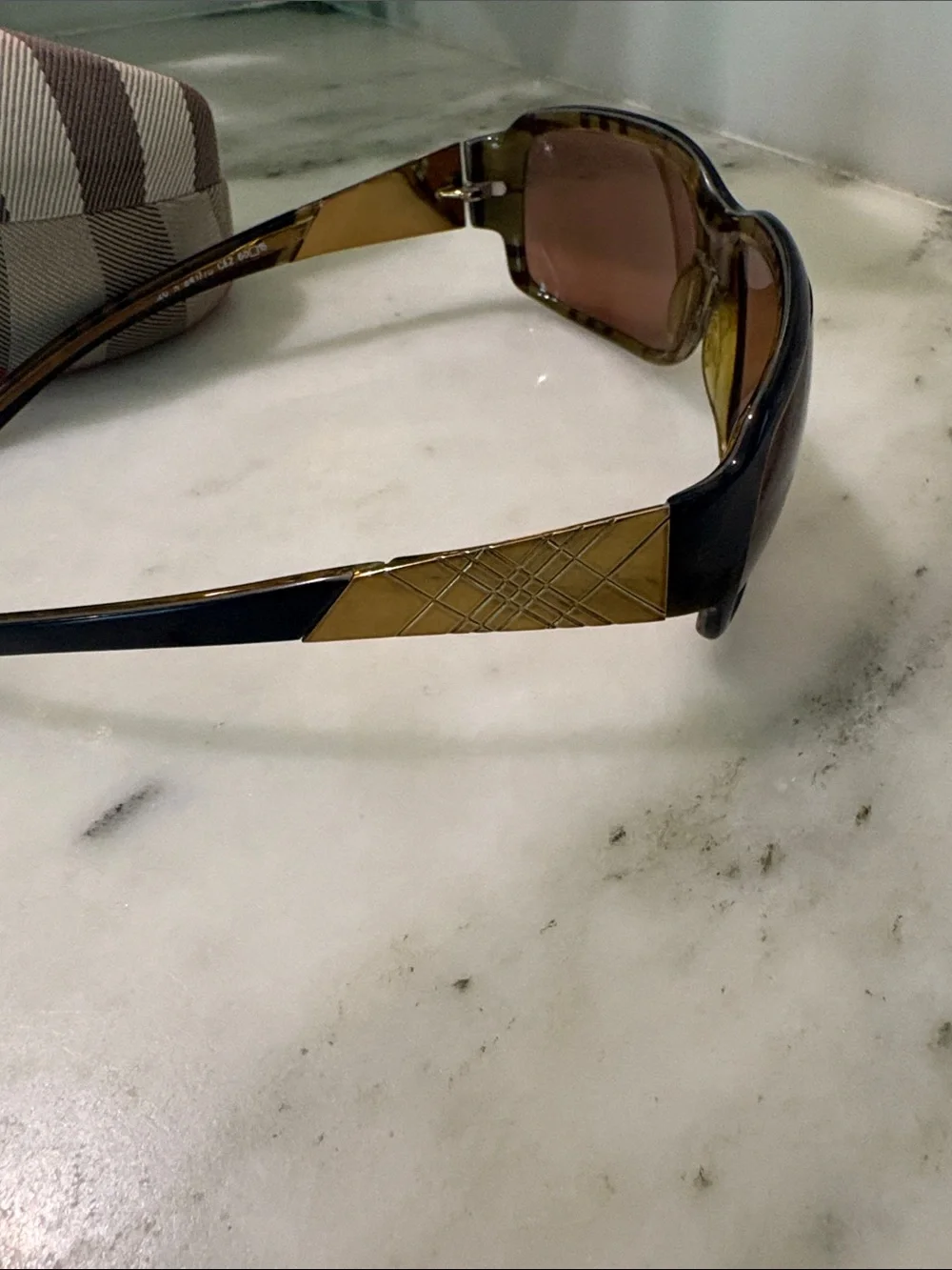 Burberry Women's Tortoiseshell Sunglasses with Brown Lenses